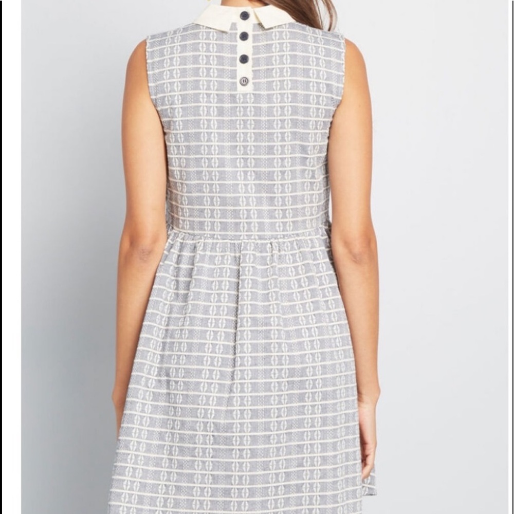 ModCloth Gray Dress - Picture 2 of 4